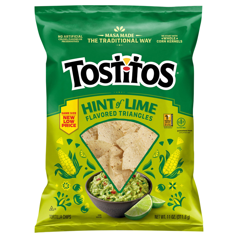 Tostitos Triangles Hint of Lime Tortilla Chips | Giant Eagle
