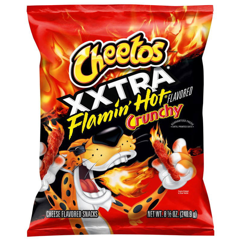 Cheetos Crunchy Xxtra Flamin' Hot Flavored Cheese Flavored Snacks