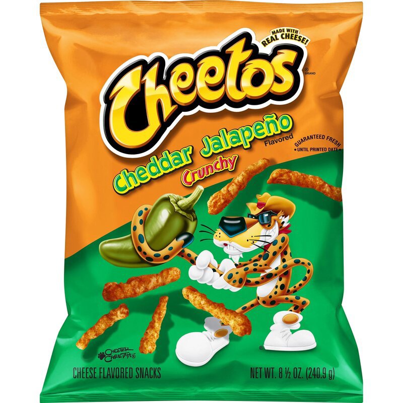 CHEETOS Cheetos Crunchy Cheese Flavored Snacks Cheddar Jalapeno