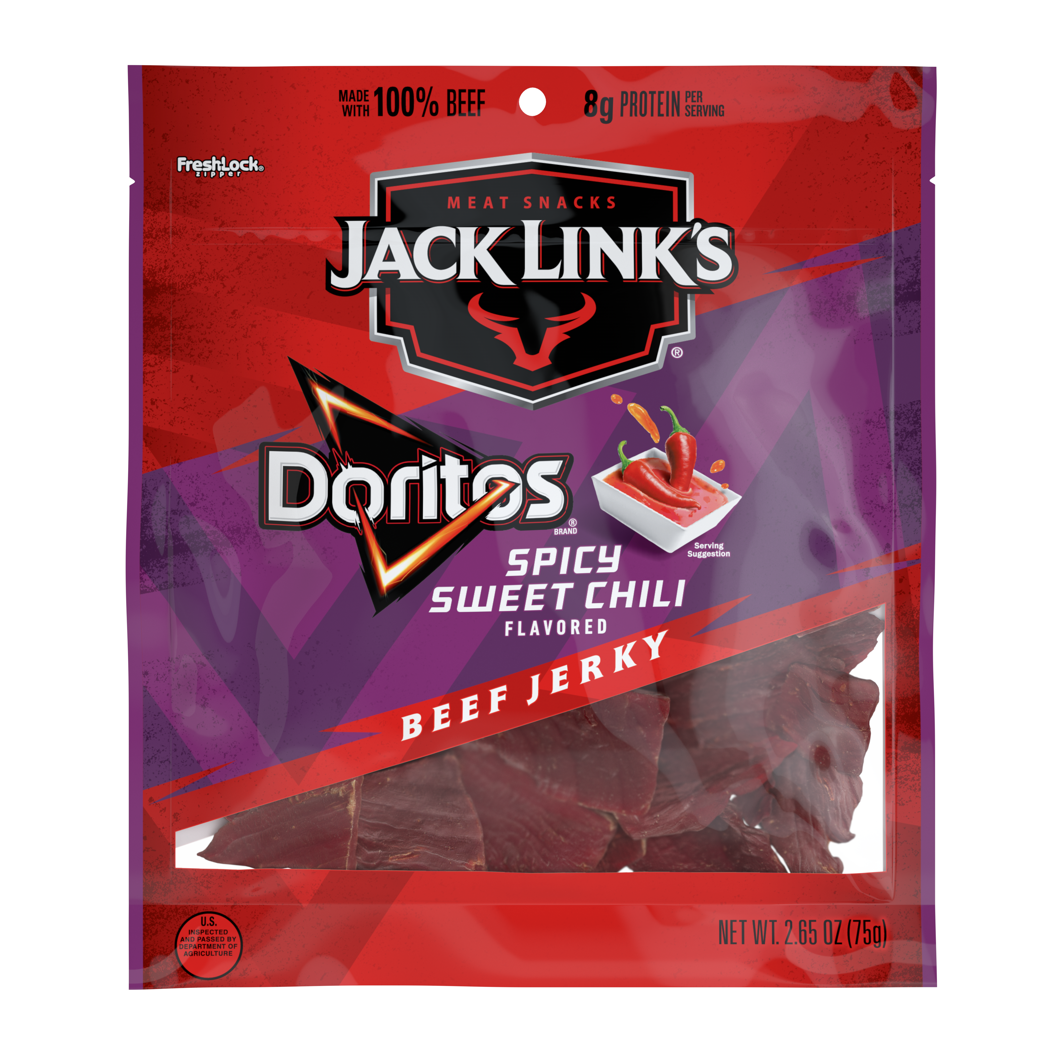 2.65Oz Jack Link's Frito Spicy Sweet Chili Beef Jerky 1/1 Count