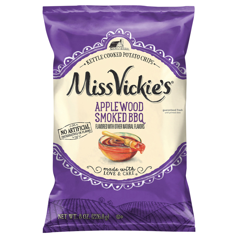 Miss Vickie's Kettle Cooked Applewood Smoked BBQ Potato Chips
