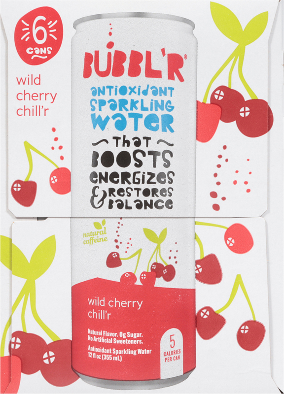 Bubbl'r Antioxidant Wild Cherry Chill'r Sparkling Water | Giant