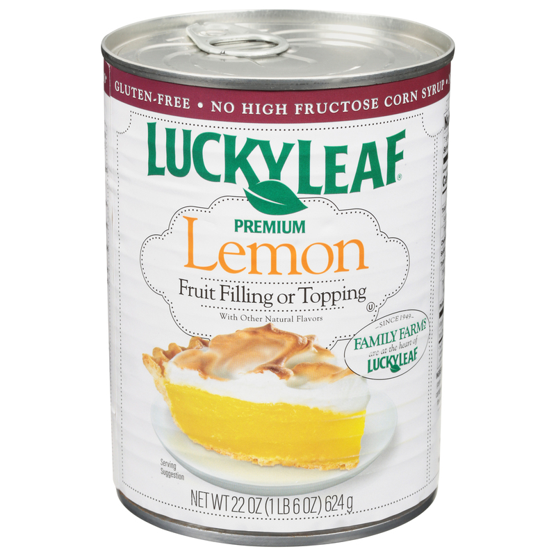 Lucky Leaf Fruit Filling or Topping, Premium, Lemon | Giant Eagle