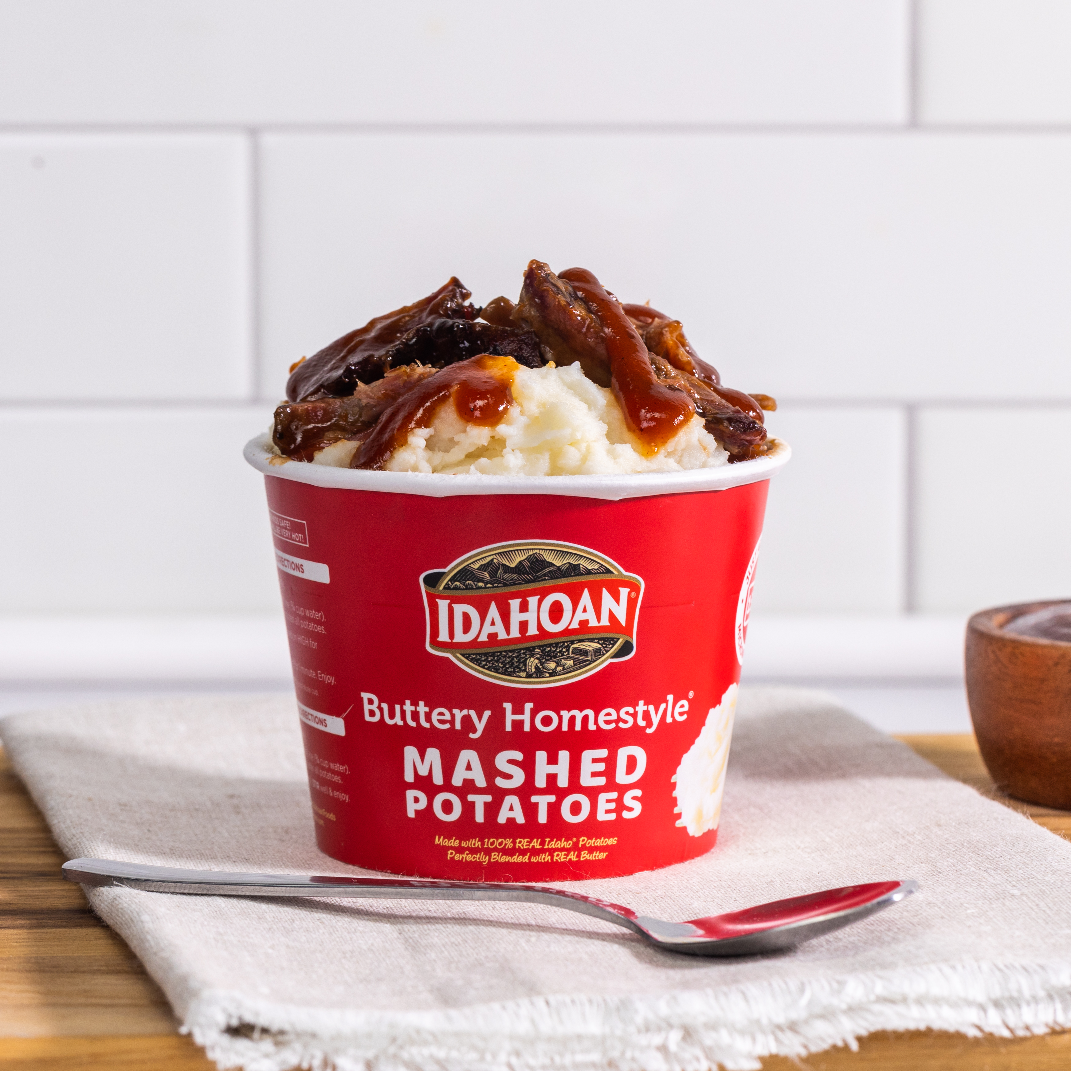 Idahoan Buttery Homestyle Mashed Potatoes Cup, oz (Pack of