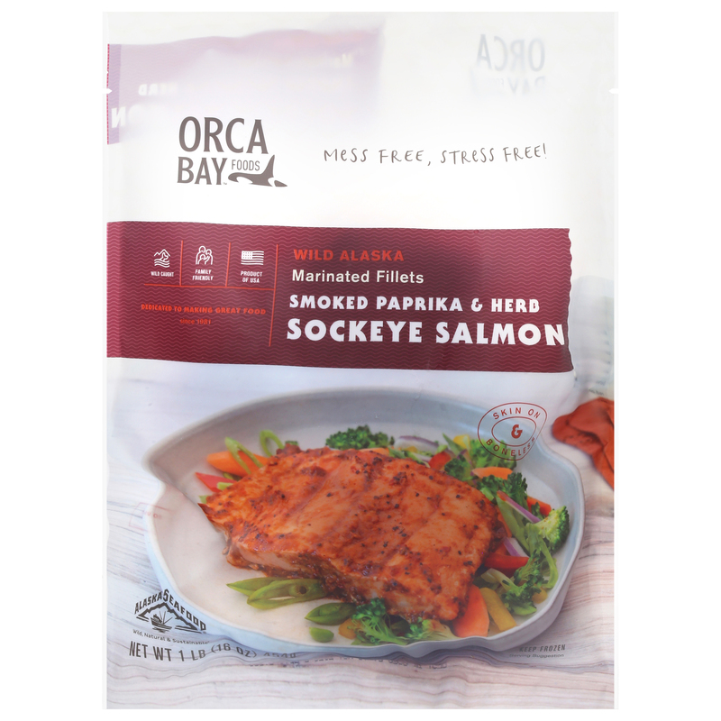 Orca Bay Foods Sockeye Salmon, Smoked Paprika & Herb | Giant Eagle