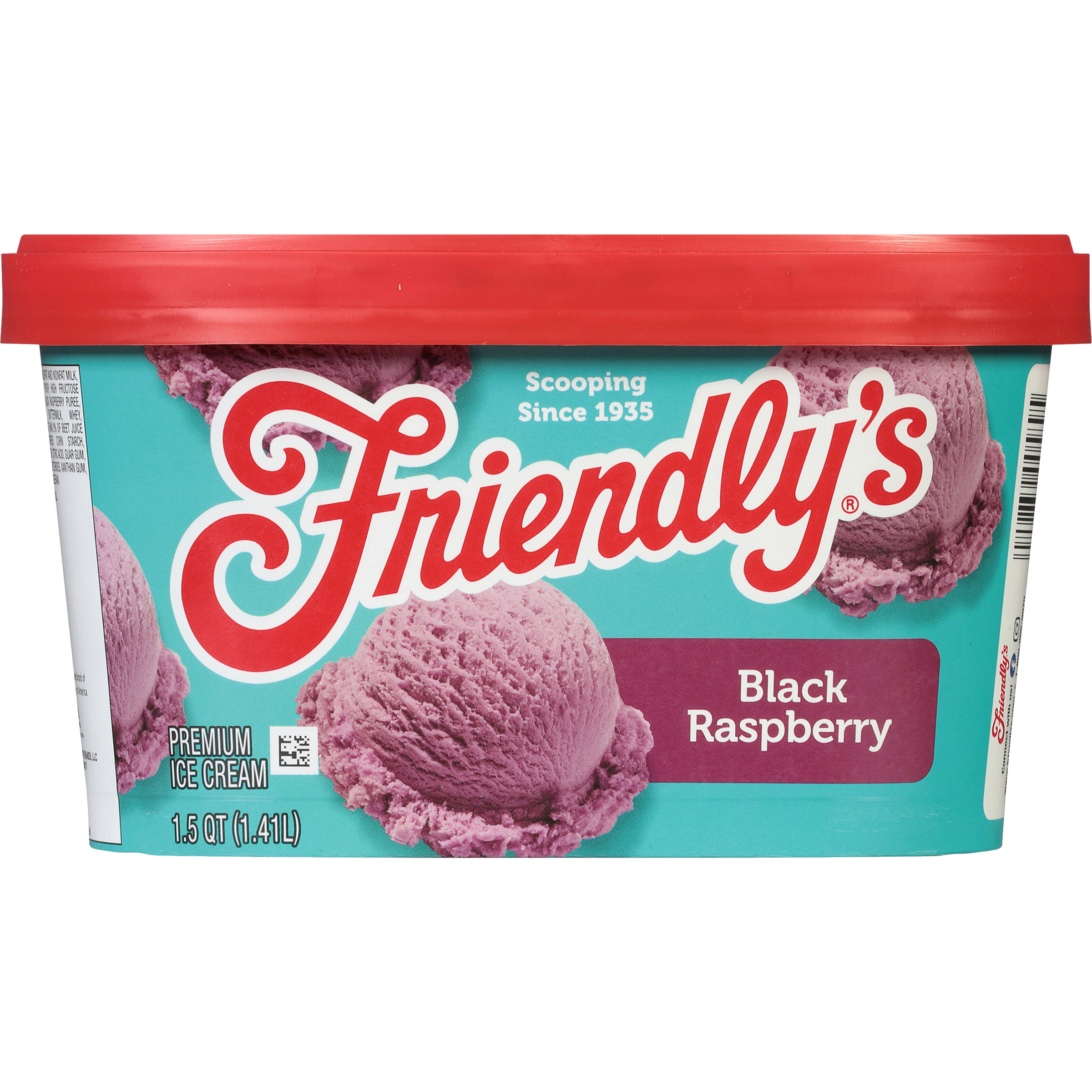 Friendly's Rich and Creamy Black Raspberry Ice Cream Tub - 1.5