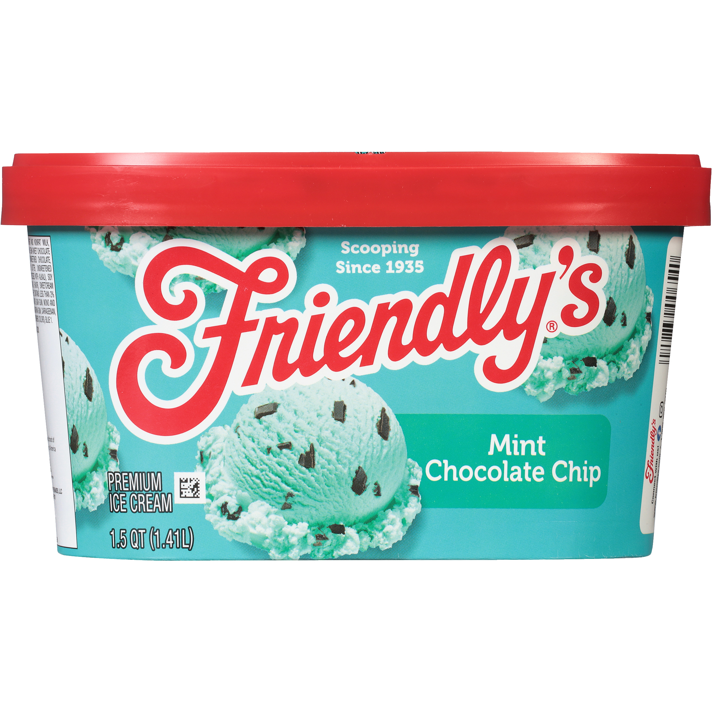 トップス ice cream TURKEY HILL Choco Mint Chip Premium Ice Cream, 1.44 qts - Dearborn