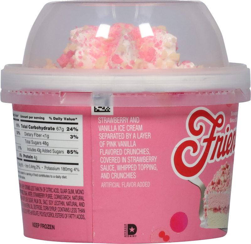 Friendly's Strawberry Krunch Strawberry Ice Cream Cake Singles