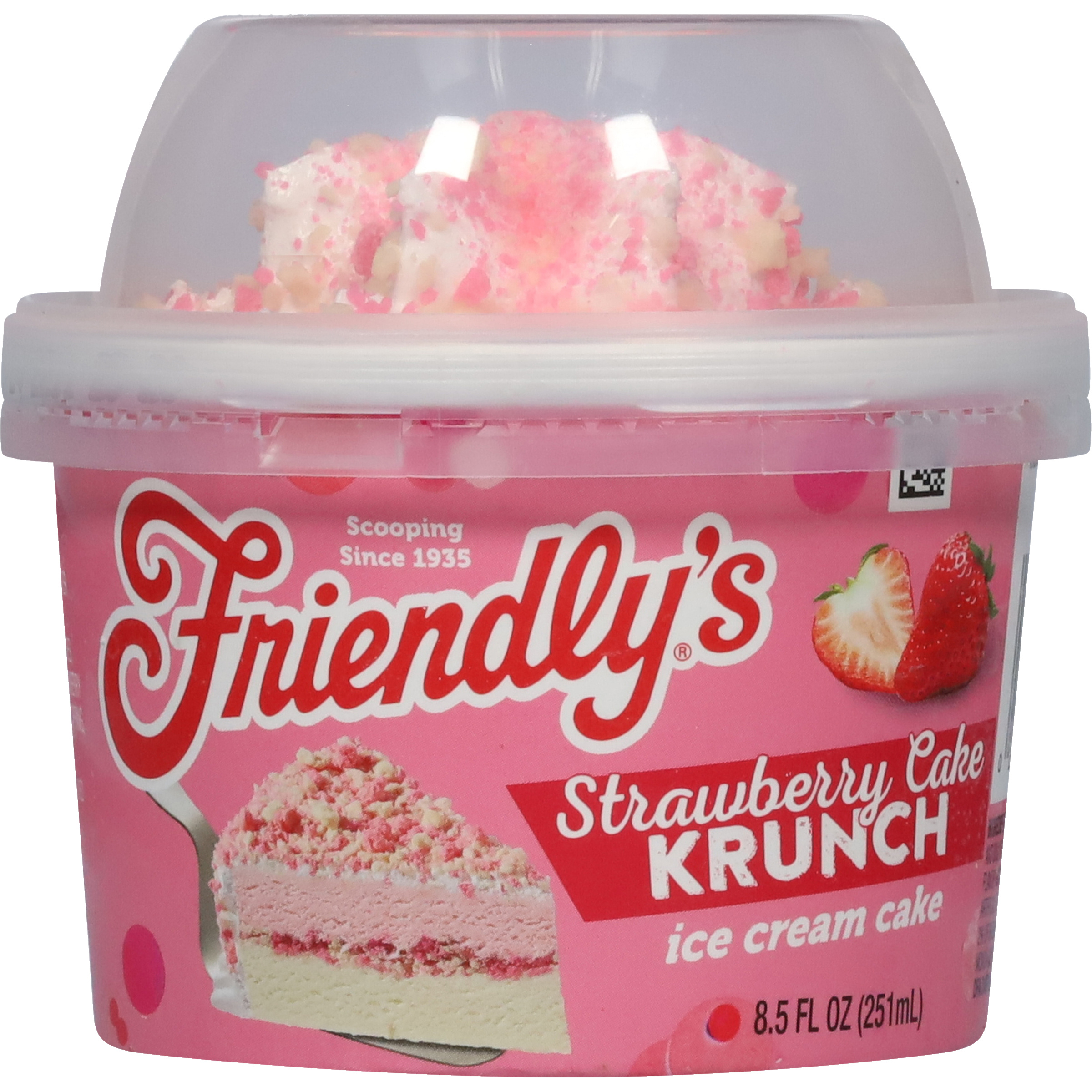 Friendly's Strawberry Krunch Strawberry Ice Cream Cake Singles