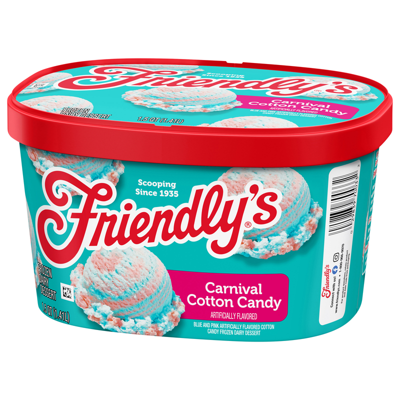 Friendly's Carnival Cotton Candy Frozen Dairy Dessert | Giant
