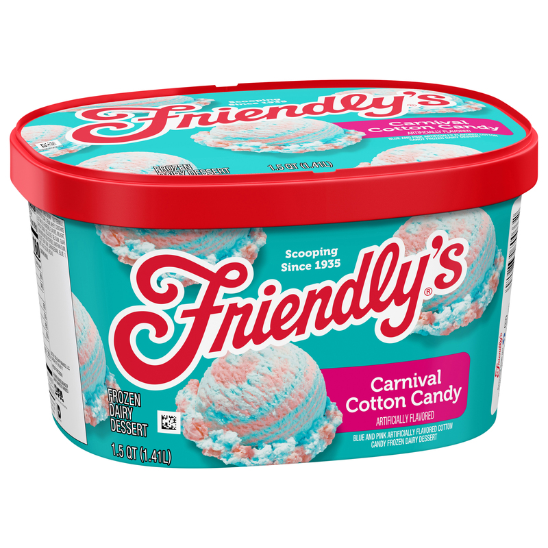 icecream88ページ Friendly's Carnival Cotton Candy Frozen Dairy Dessert | Giant