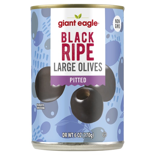 Giant Eagle Black Olives, Medium, Ripe, Pitted | Giant Eagle