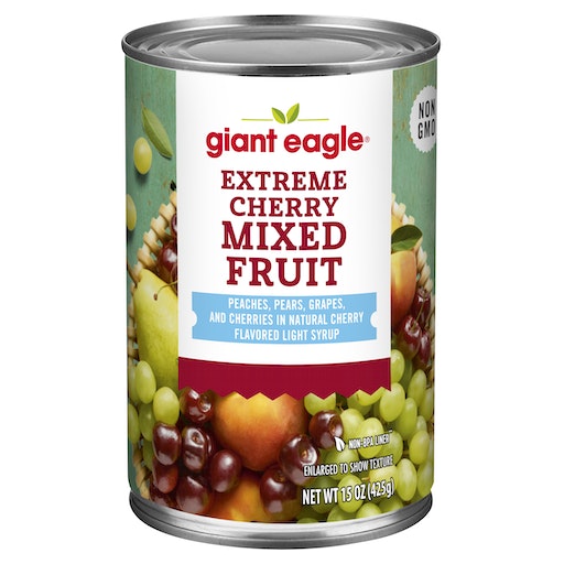 Etreinte angeline吃一碗鱼丸 Giant Eagle Extreme Cherry Mixed Fruit, In Light Syrup | Giant