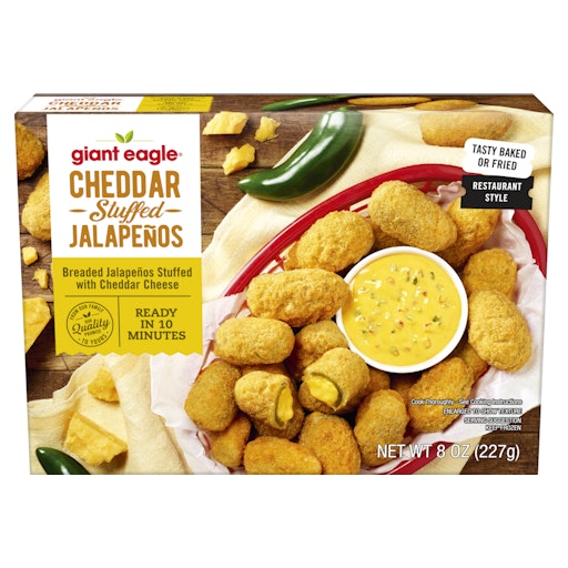 Giant Eagle Jalapenos, Cheddar Stuffed | Giant Eagle | Because It