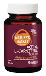 Nature's Truth L-Carnitine 500 mg Plus CoQ-10 Dietary Supplement, 60 Count