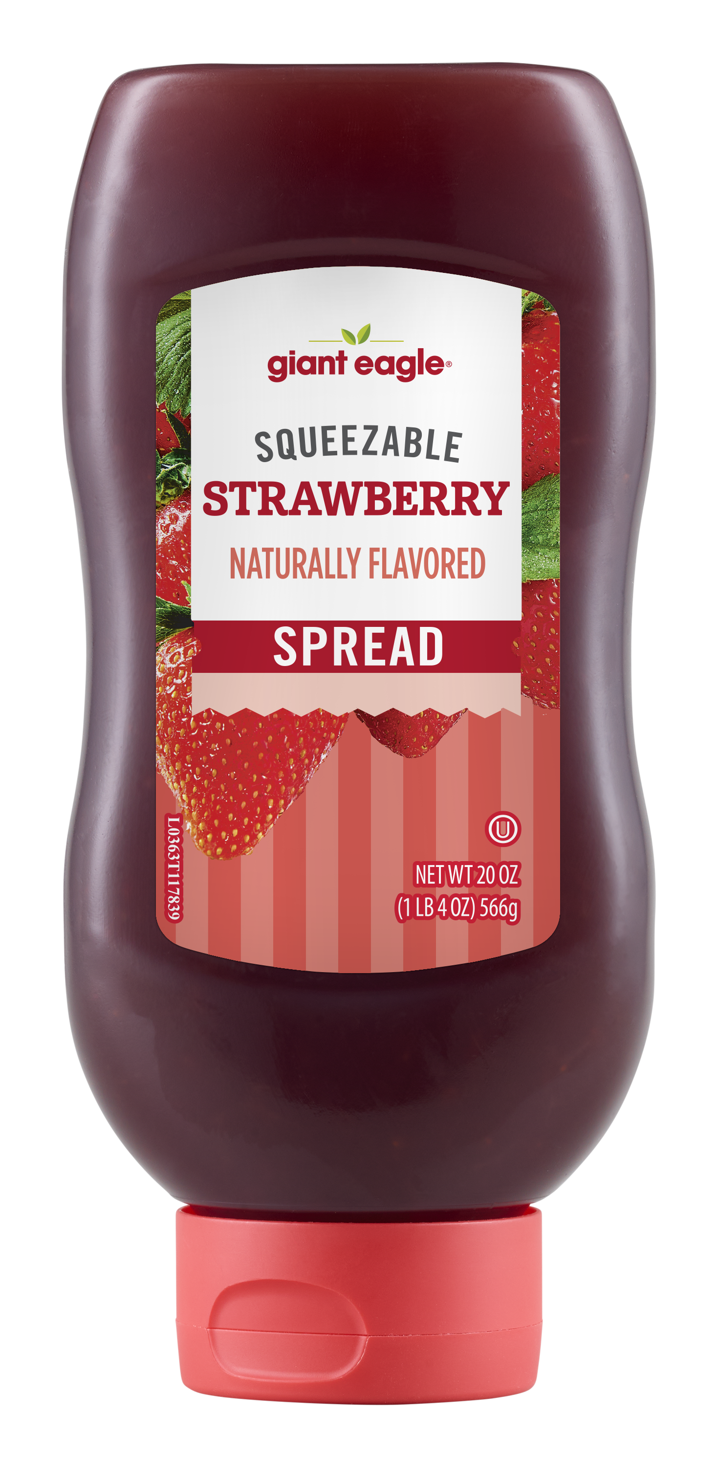 Giant Eagle Fruit Spread, Strawberry, Squeeze Bottle | Giant Eagle