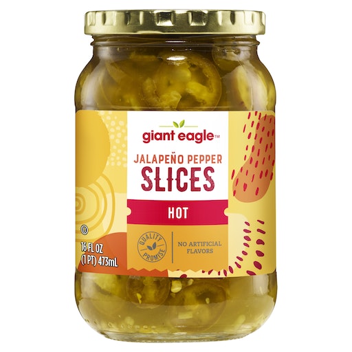 Giant Eagle Jalapeno Pepper Slices, Hot | Giant Eagle | Because It
