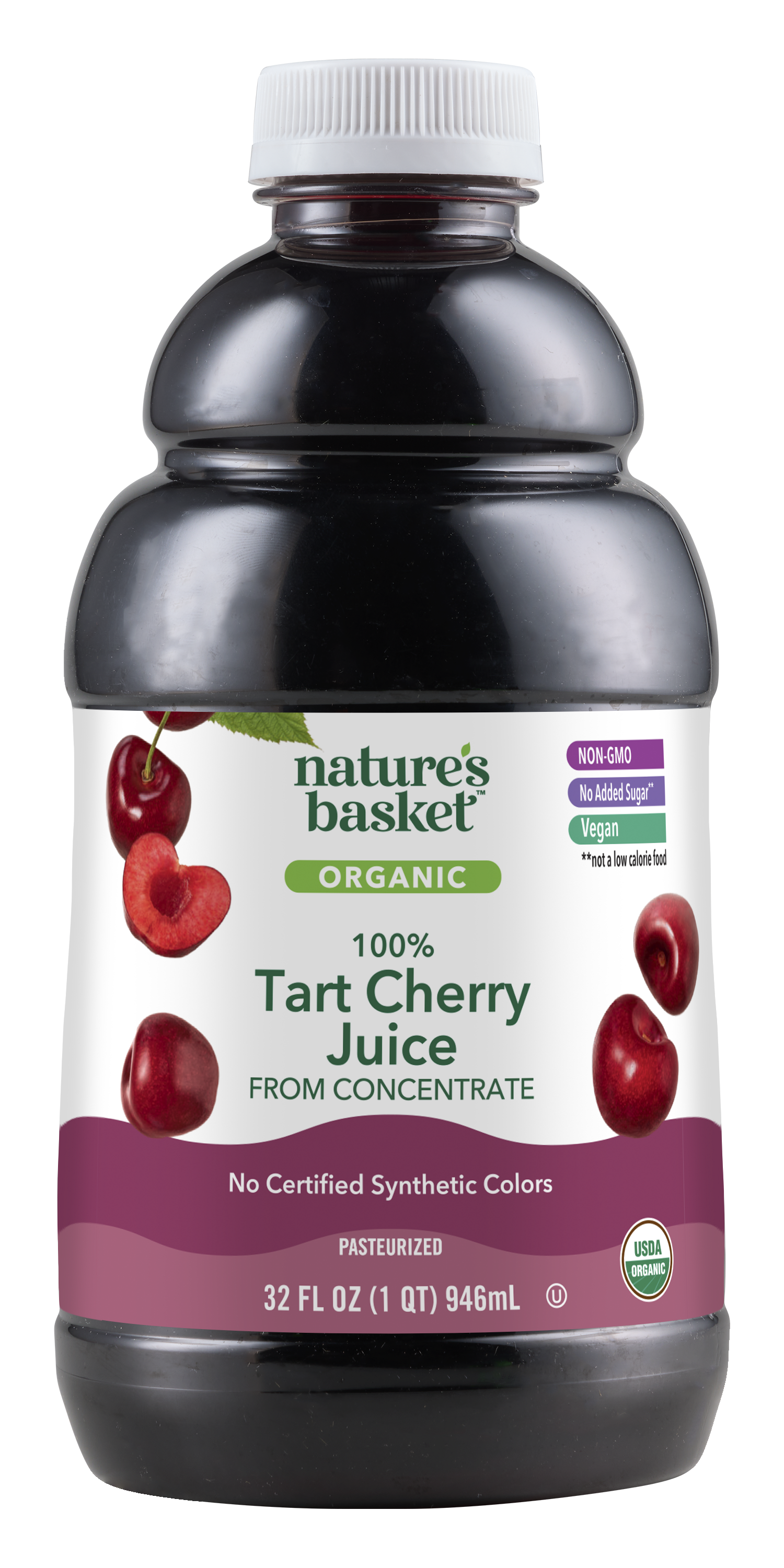 Nature's Basket 100% Tart Cherry Juice, Organic
