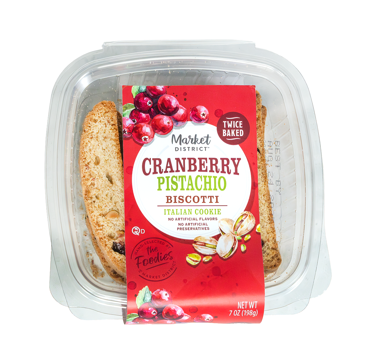 Market District Biscotti, Cranberry Pistachio | Giant Eagle