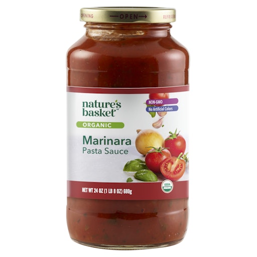 Nature's Basket Marinara Pasta Sauce, Organic | Giant Eagle