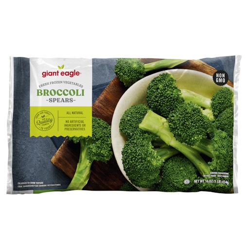 Giant Eagle Fresh Frozen Vegetables, Broccoli Spears | Giant Eagle