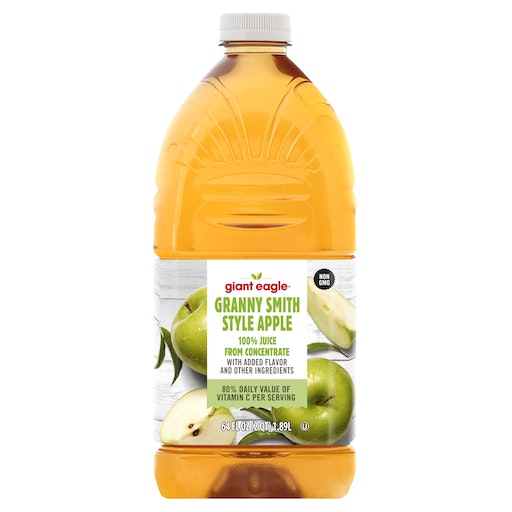 Giant Eagle 100% Juice From Concentrate, Granny Smith Style Apple