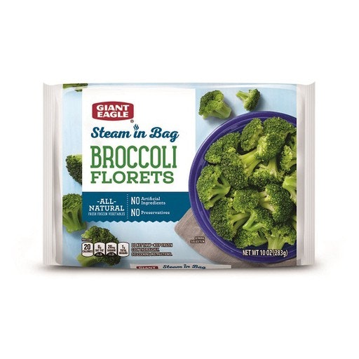 Giant Eagle Steam In Bag Broccoli Florets, 10 Oz | Giant Eagle