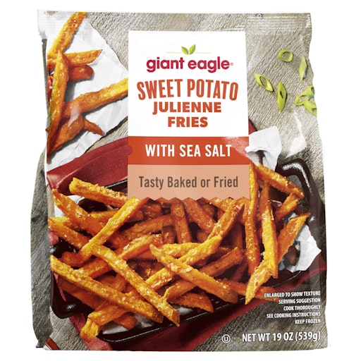 Giant Eagle Julienne Fries, Sweet Potato, With Sea Salt | Giant