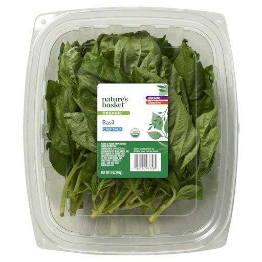 Nature's Basket Basil, Organic, Chef Pack | Giant Eagle | Because