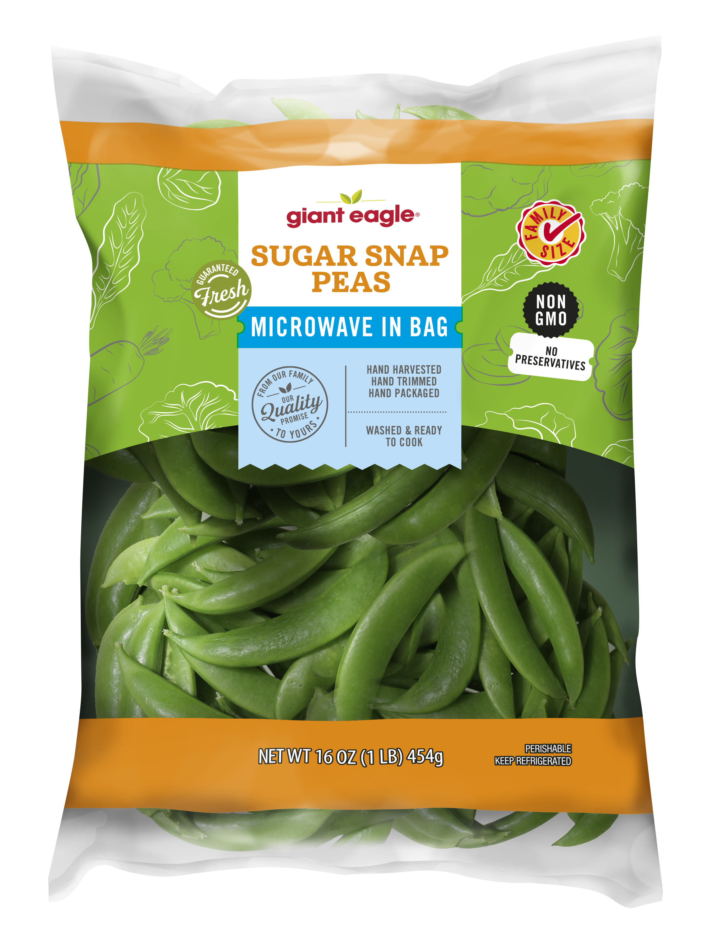 Hands harvesting fresh snap peas - Giant Eagle Sugar Snap Peas, 16oz, Family Size | Giant Eagle ...