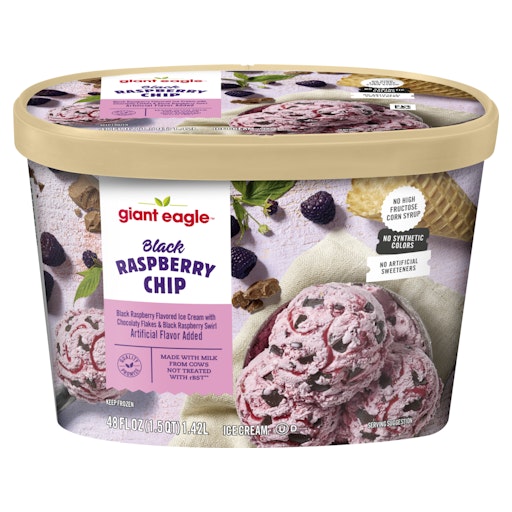 Giant Eagle Black Raspberry Chip Ice Cream | Giant Eagle | Because