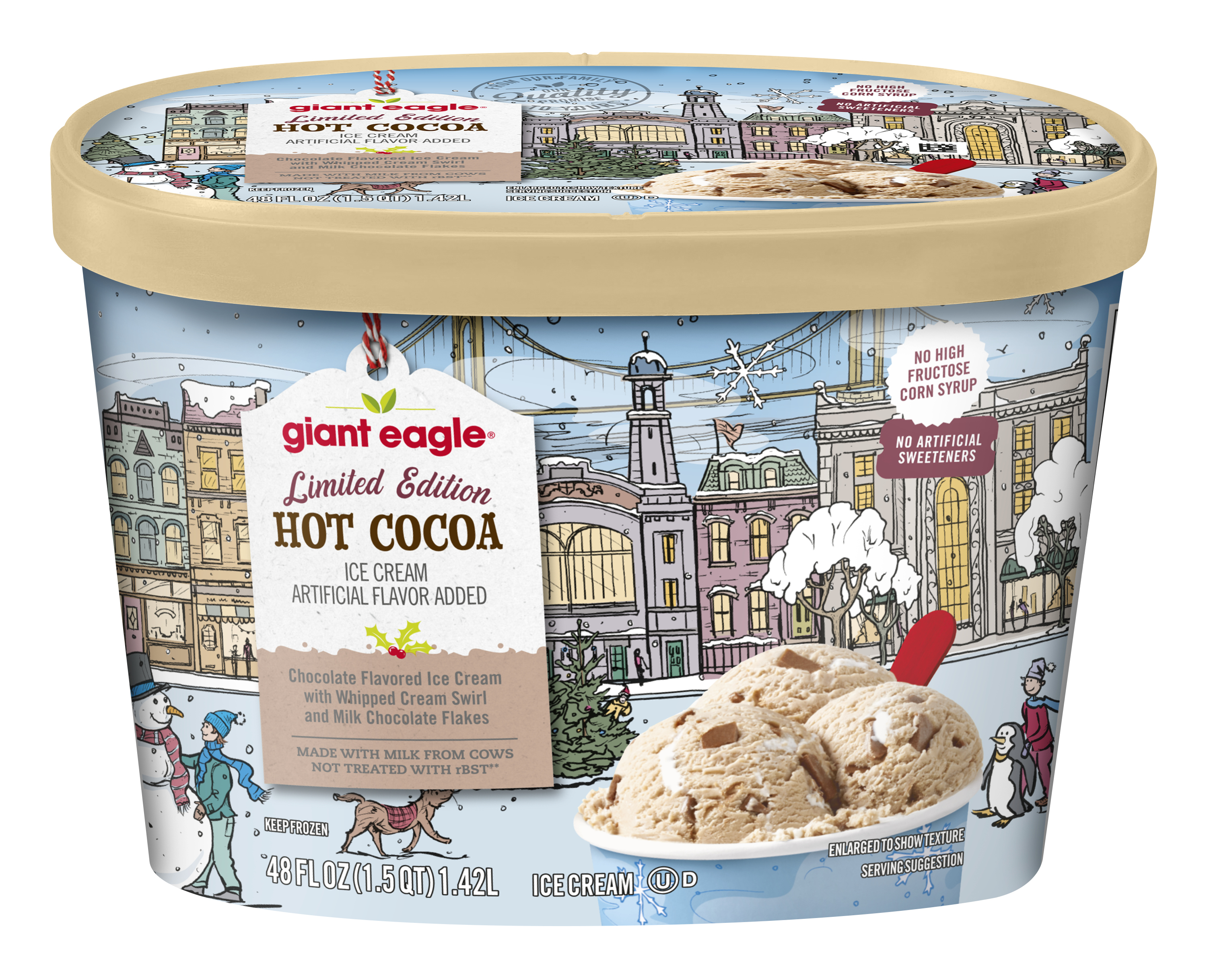Giant Eagle Ice Cream, Hot Cocoa, Limited Edition | Giant Eagle