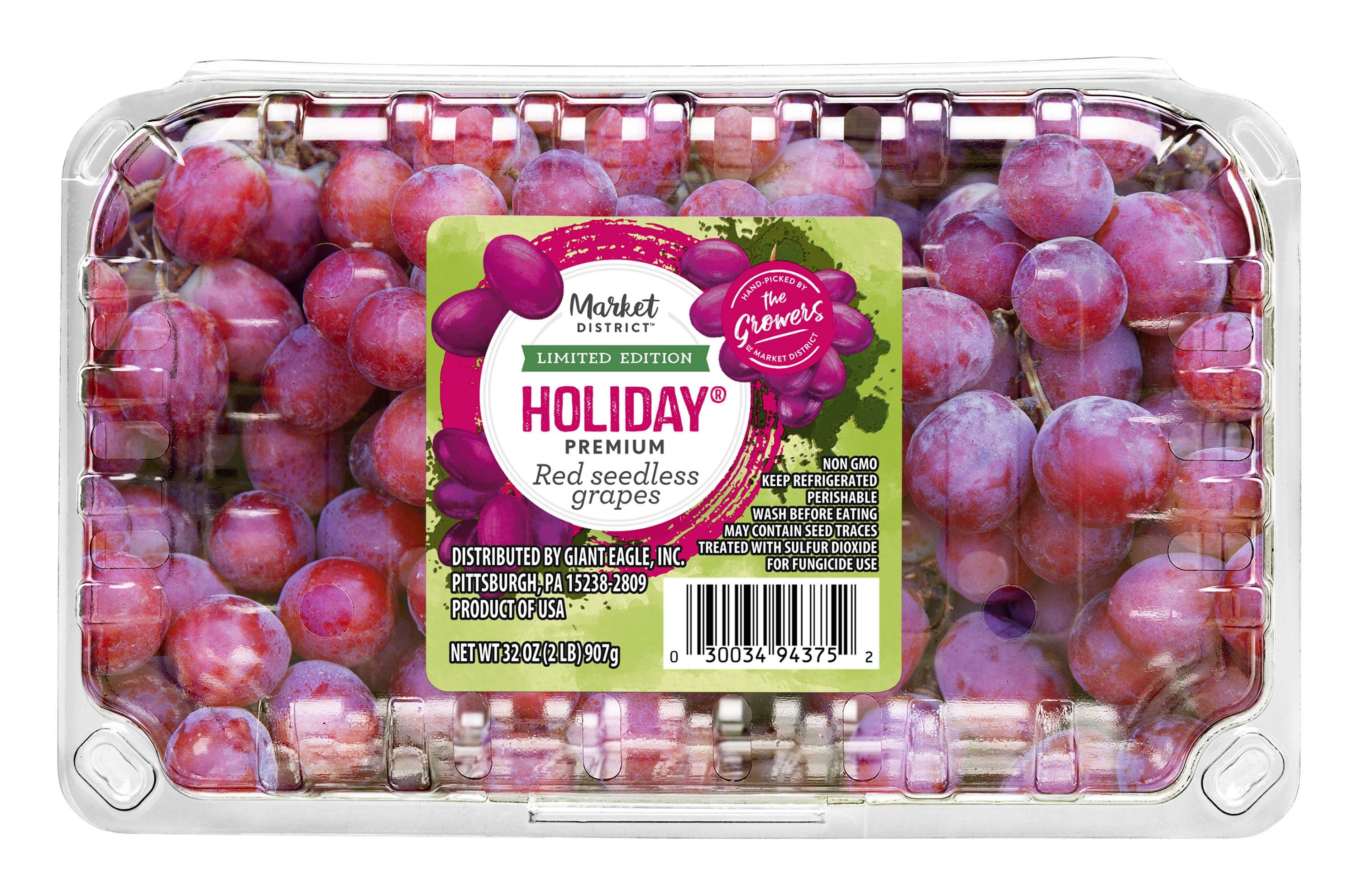 Market District Premium Red Seedless Grapes, Limited Edition