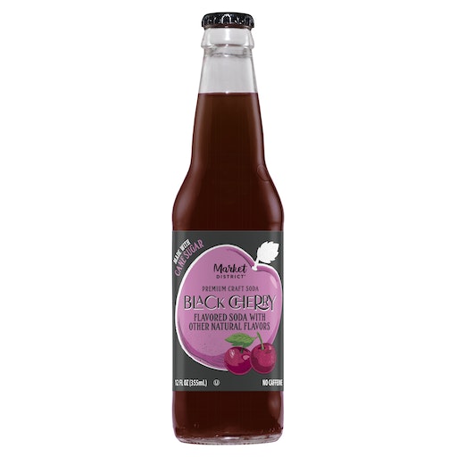 Market District Premium Craft Soda, Black Cherry Flavored | Giant