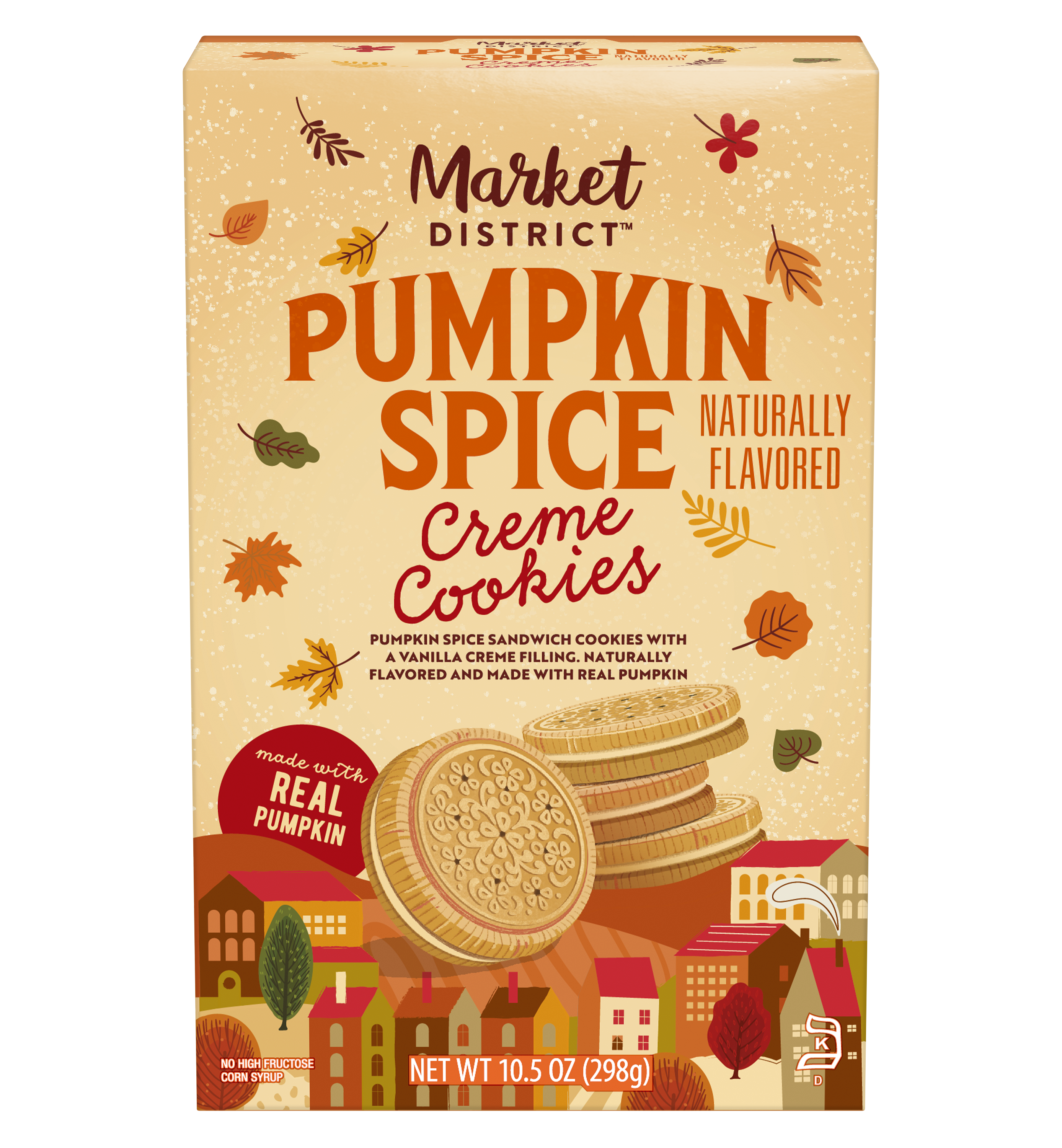 Market District Creme Cookies, Pumpkin Spice