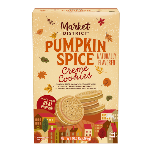 Market District Creme Cookies, Pumpkin Spice - Main Image