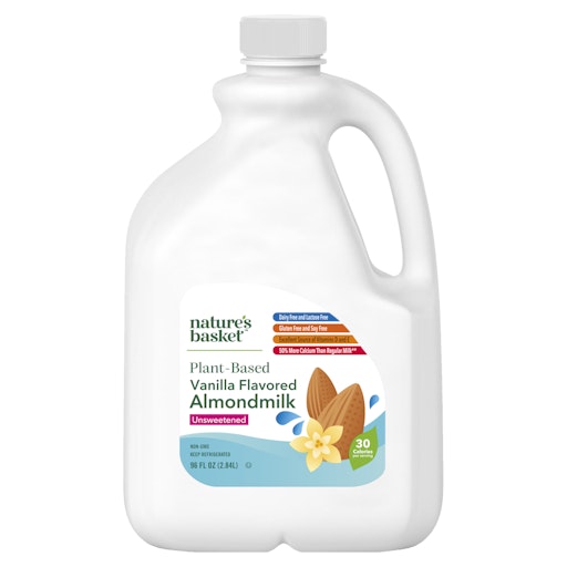 Nature's Basket Plant-Based Almondmilk, Vanilla Flavored