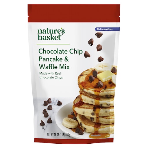 Manimaris pancakebasket（double）natural Nature's Basket Pancake & Waffle Mix, Chocolate Chip | Giant Eagle