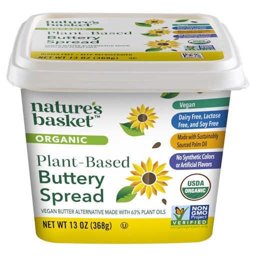 Nature's Basket Plant-Based Buttery Spread, Organic | Giant Eagle