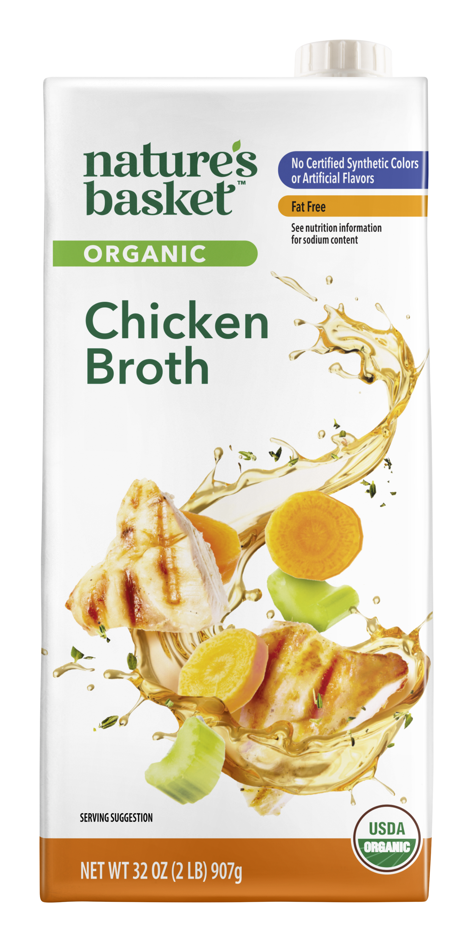 Nature's Basket Chicken Broth, Organic | Giant Eagle | Because It