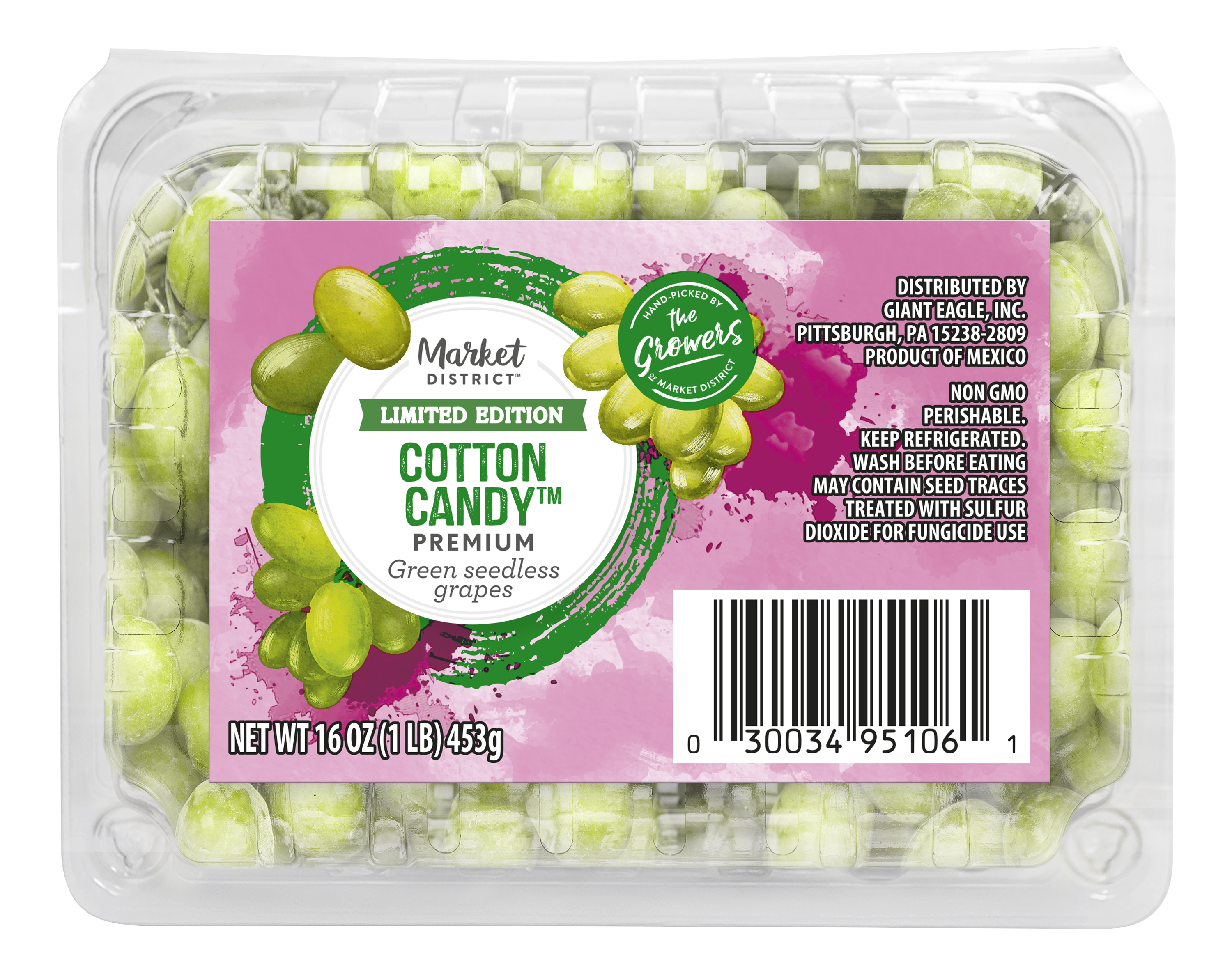 Market District Premium Green Seedless Grapes, Limited Edition