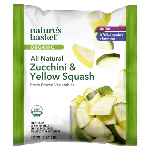 Nature's Basket All Natural Zucchini & Yellow Squash, Organic