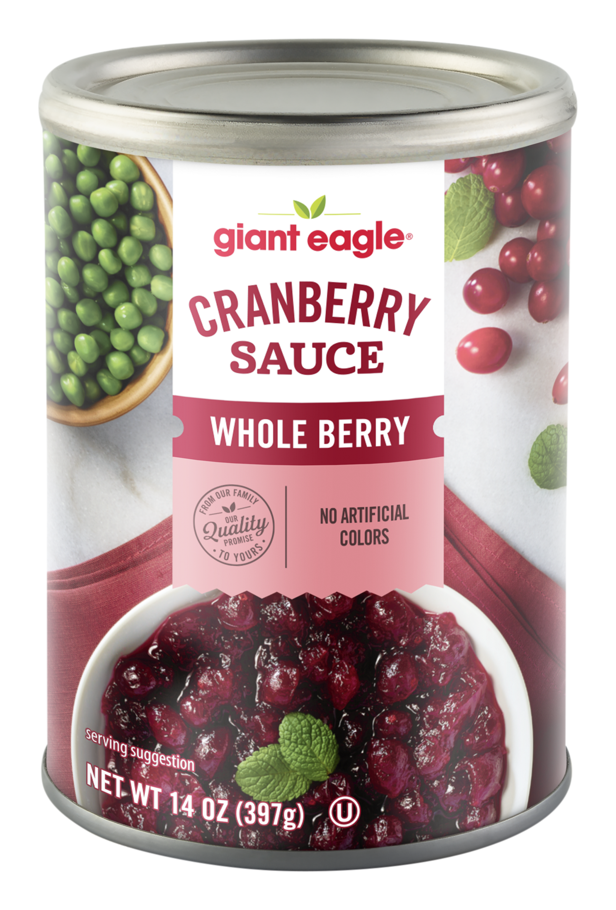 Cranberry Sauce, Whole Berry | Giant Eagle | Because It Matters