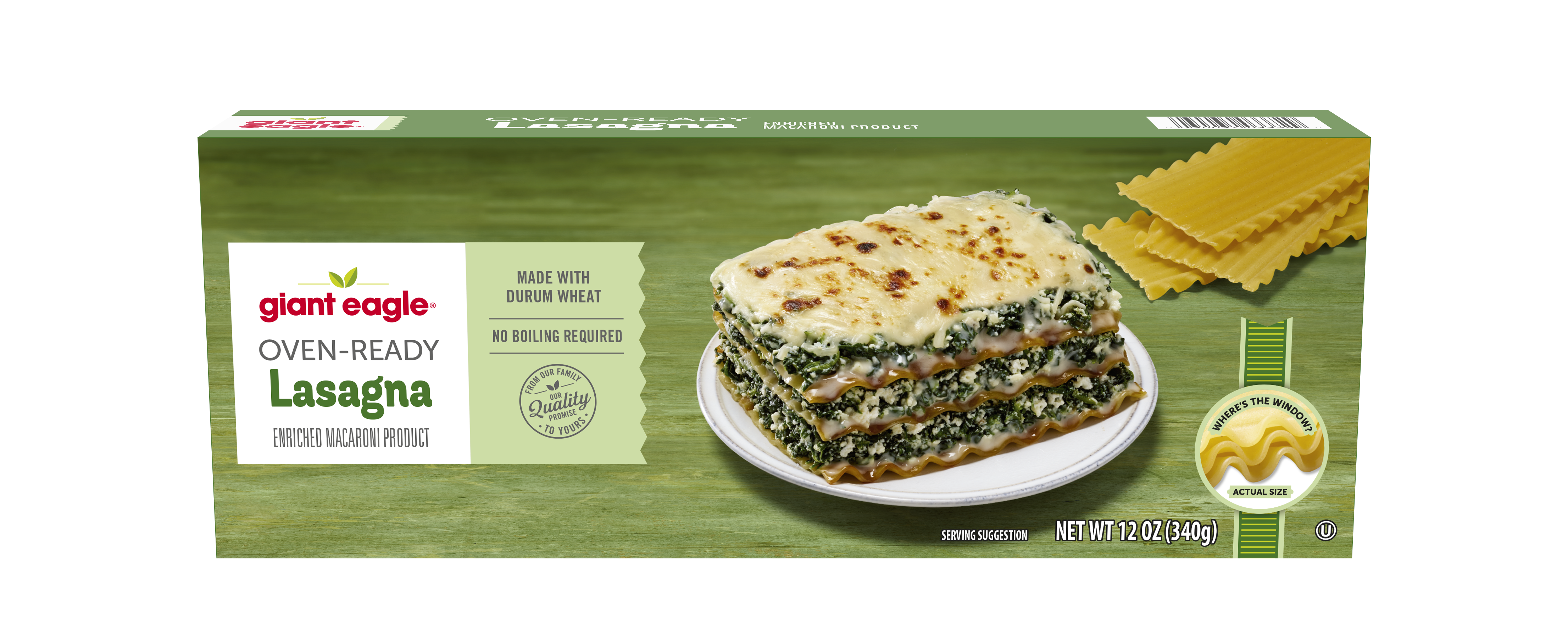 Giant Eagle Oven-Ready Lasagna | Giant Eagle | Because It Matters