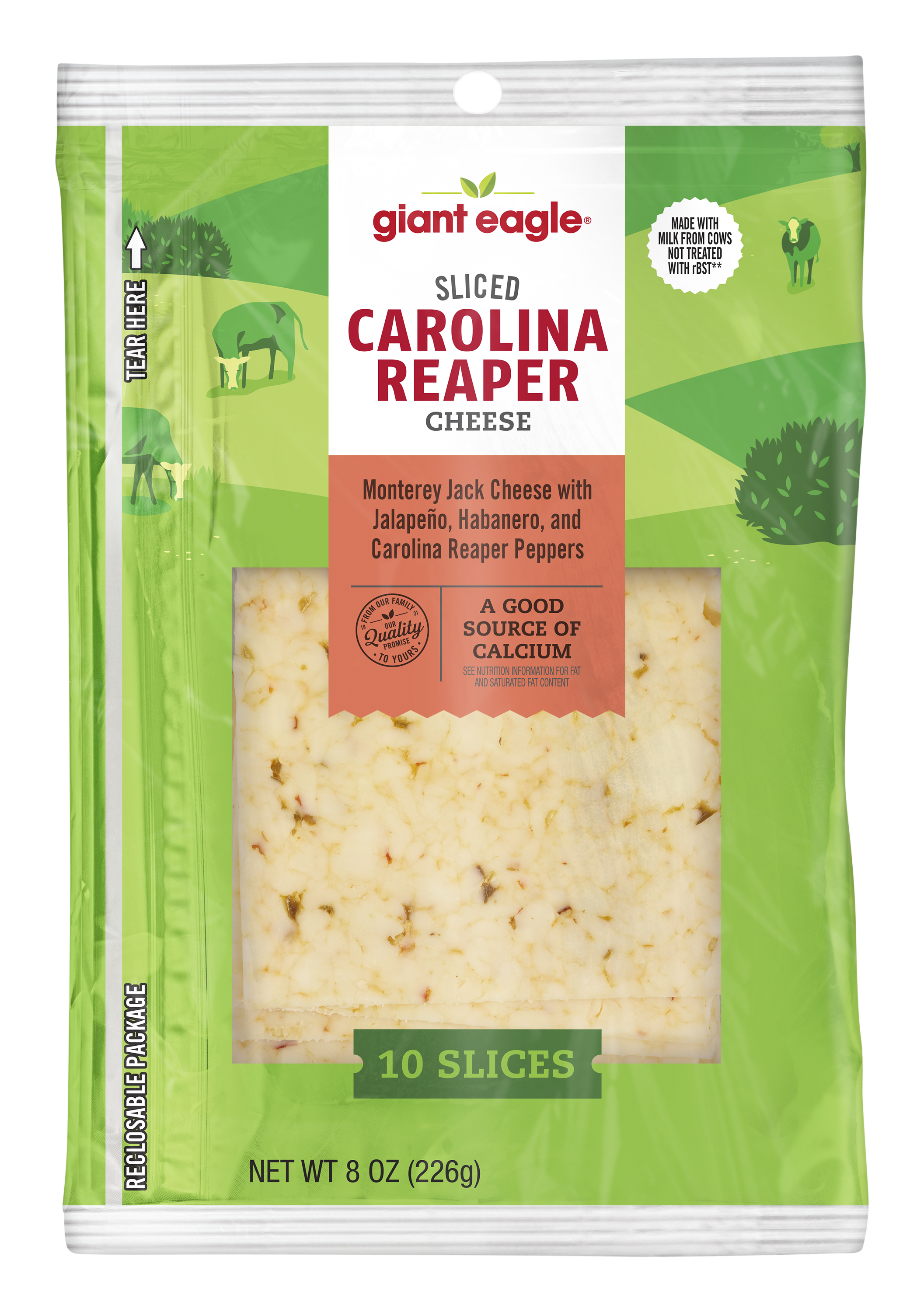 Giant Eagle Carolina Reaper Sliced Cheese | Giant Eagle | Because
