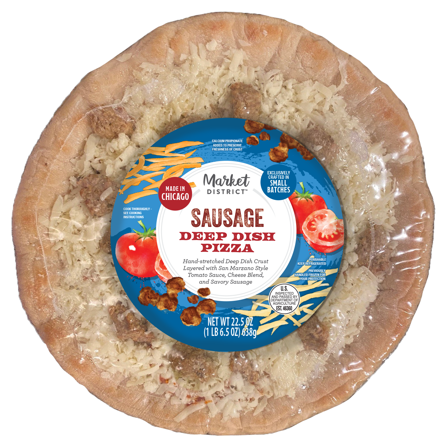 Market District Deep Dish Pizza, Sausage | Giant Eagle | Because