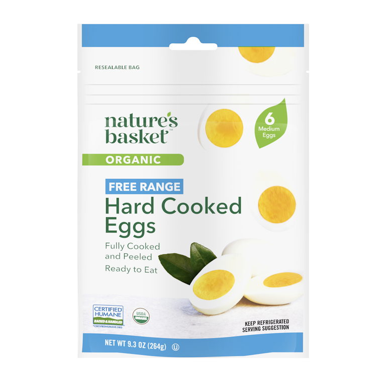 Nature's Basket Hard Cooked Eggs, Organic, 6 Medium Eggs | Giant Nature's Basket Hard Cooked Eggs, Organic, 6 Medium Eggs | Giant