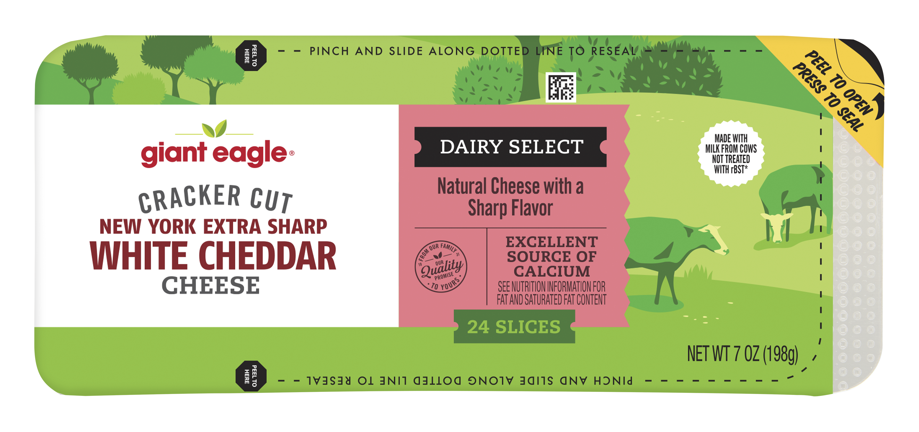 Adams Reserve Cheese, Slices, New York Extra Sharp Cheddar | Giant