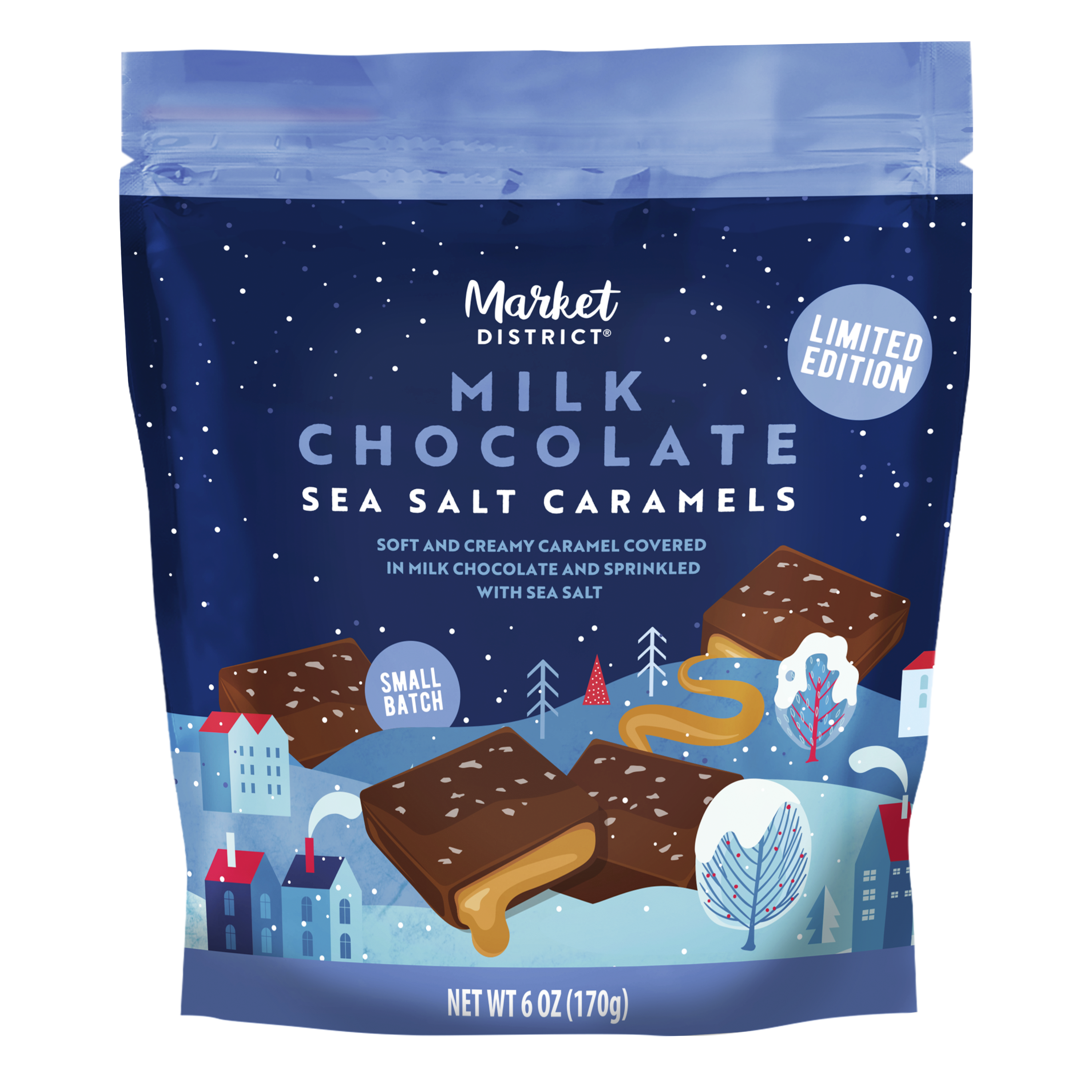 Market District Milk Chocolate Sea Salt Caramels, Limited Edition