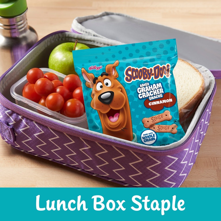 Kellogg's Baked Graham Cracker Sticks Cinnamon, Lunch Snacks, 12